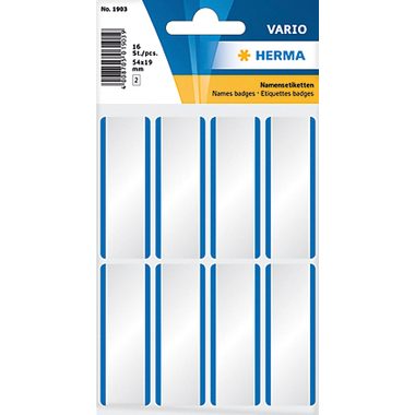 HERMA Namenetiketten Vario 1903 54x19mm 16 St&uuml;ck