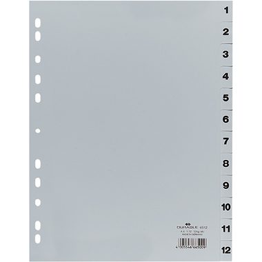 DURABLE Register 6512 Grau DIN A4 23 x 29,7 cm