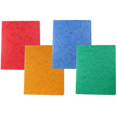 B&Uuml;ROLINE Pressspanheft ass. A4 610060 kariert, 4mm, 80g 48 Blatt