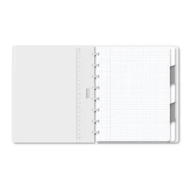 ADOC Notizheft Pap-Ex A5 3044.201 kariert transparent