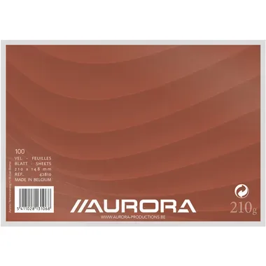 AURORA Karteikarten blanko A5 42810 weiss 100 St&uuml;ck