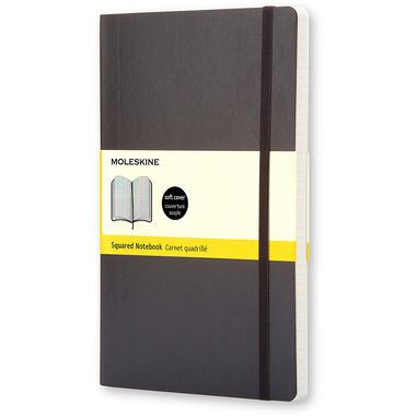 Moleskine soft, Pocket Size, Kariertes Notizbuch