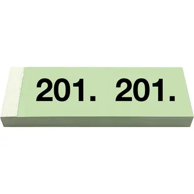 SIMPLEX Garderobenblock 201-300 13088 gr&uuml;n 100 Blatt