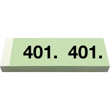 SIMPLEX Garderobenblock 401-500 13102 gr&uuml;n 100 Blatt