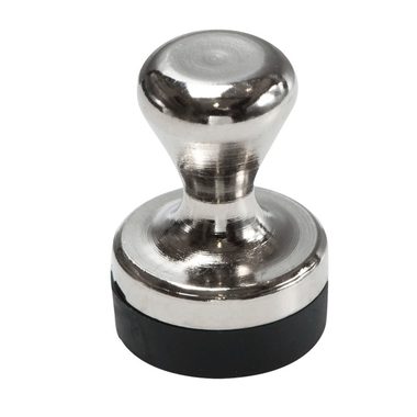 BEREC Griffmagnet Metall 12mm GM14S.56 Gummikappe, vernickelt 2 St&uuml;ck