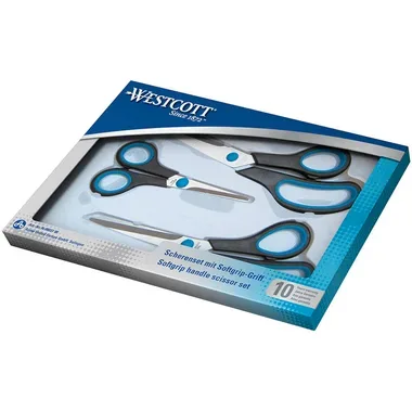 WESTCOTT Scheren 13/21/25cm N-9002700 Set 3 St&uuml;ck