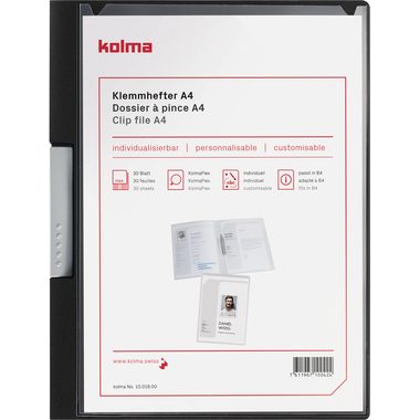 KOLMA Bewerbungsmappe Tender A4 10.016.48 anthrazit, 2-teilig