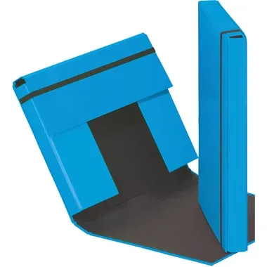 PAGNA Sammelbox Trend A4 21308-20 Gummizugverschluss blau