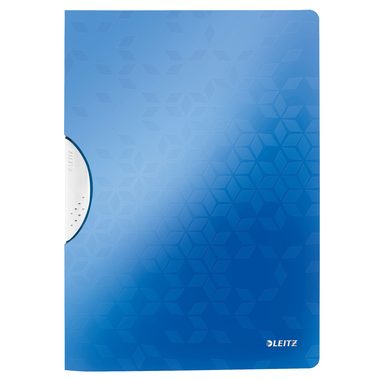 LEITZ Klemmhefter WOW ColorClip 4A 41850036 blau 30 Blatt