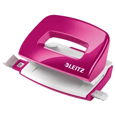 LEITZ Locher NewNeXXt 5060 WOW 50601023 pink, 10 Blatt mini