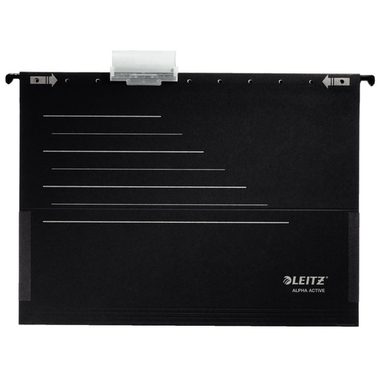 LEITZ H&auml;ngehefter Alpha A4 19263095 schwarz 5 St&uuml;ck