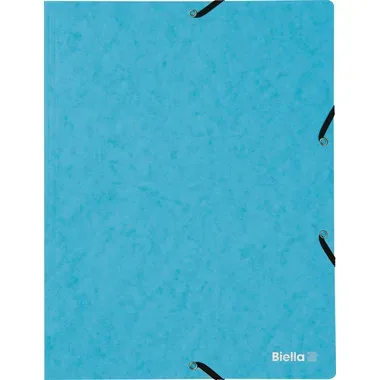 BIELLA Gummibandmappe A4 178401.06 hellblau, 355gm2 200 Bl.
