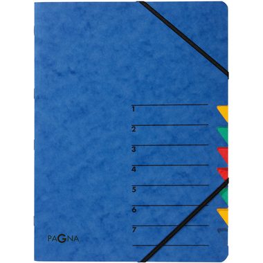 PAGNA Ordnungsmappe EASY A4 24061-02 blau 7 F&auml;cher