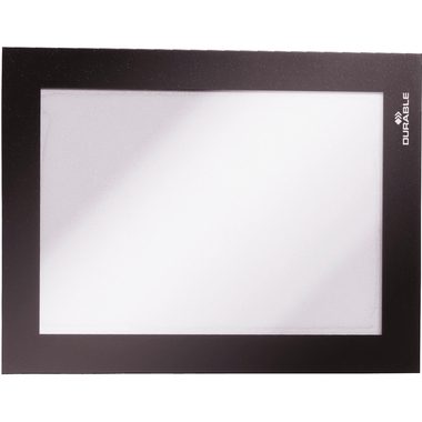 DURABLE Sichtfenster Duraframe 4870/01 schwarz, selbstklebend 2 Stk.
