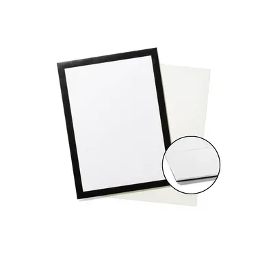 DURABLE wandmontierbarer magnetischer Inforahmen A4 236 x 323 mm Schwarz 496801