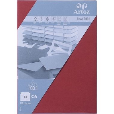 ARTOZ Couverts 1001 C6 107324185 100g, weinrot 5 St&uuml;ck