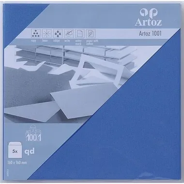 Artoz -  Couverts 1001 160x160mm 100g, royal 5 Stück, One Size, Königsblau