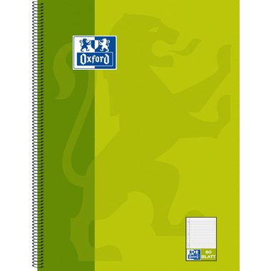 OXFORD Collegeblock A4+ 100050357 liniert, 90g 80 Blatt