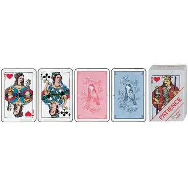 AGM&Uuml;LLER Patience 43x66mm 106501223 blau 55 Karten