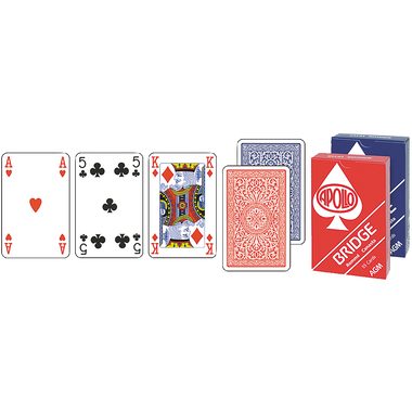 AGM&Uuml;LLER Bridge Apollo 57x89mm 106801218 rot 55 Karten