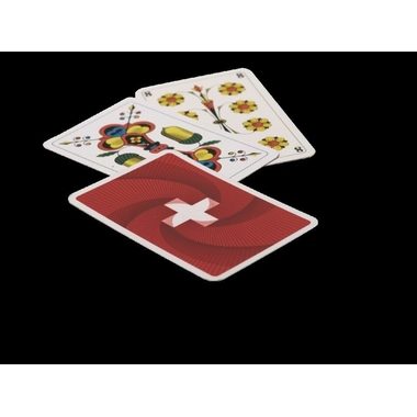 AGM&Uuml;LLER Jasskarten Swiss Flag 57x89mm 106801112 Jass-Figuren DE