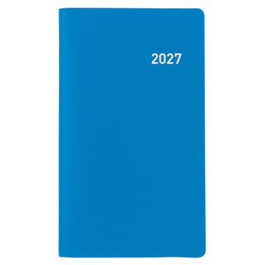 BIELLA Planer Paris 2027 851512050027U 1M/2S blau ML 7.5x12.6cm