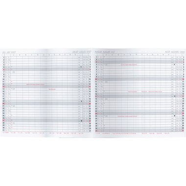 BIELLA Planer Berlin 2027 853560000027U 6M/1S Ersatz ML 8.7x15.3cm