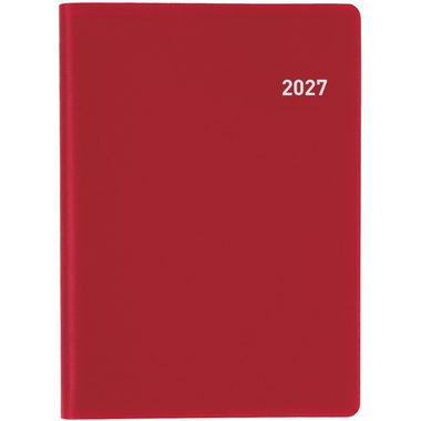 BIELLA Planer Glasgow 2027 855312470027U 1M/2S weinrot ML 10x13.9cm