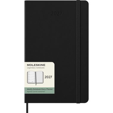 MOLESKINE Agenda Classic Large 2027 DHB12WN3Y27 1W/1S schwarz HC 13x21cm