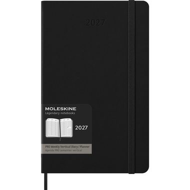 MOLESKINE Agenda Pro Large 2027 DHB12PRO3Y27 1W/2S schwarz HC 13x21cm
