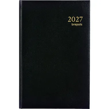 BREPOLS Agenda Saturnus 231 Lima 2026 0.231.1255 1W/2S schwarz 13.5x21cm