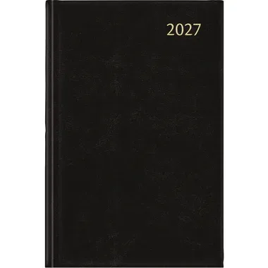 AURORA Agenda Balacron Folio 2025 FA211Z 1T/1S schwarz ML 14x21cm
