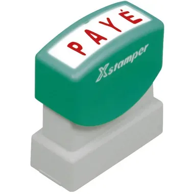 XSTAMPER Stempel Paye F102-R rot