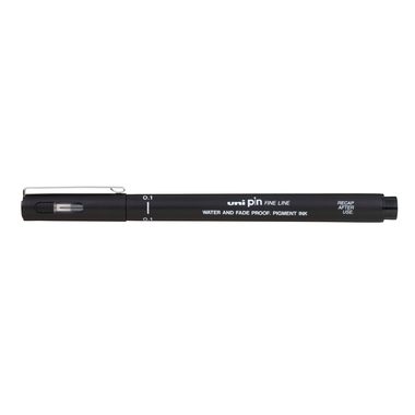 Uni Fineliner PIN 0.1 mm Schwarz