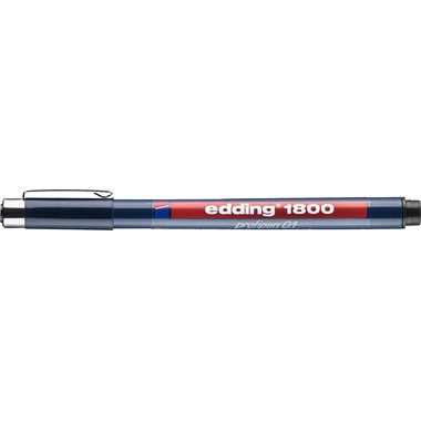 Edding Fineliner edding 1800 Schwarz 0.25 mm 4-180001001 1 St.