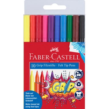 Filzstift GRIP Colour Marker 10er Etui