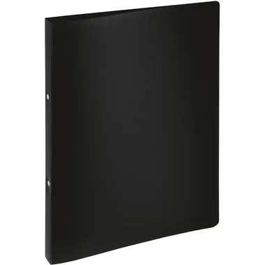 PAGNA Ringbuch 23mm A4 20901-01 schwarz PP 2-Ring-Mechanik