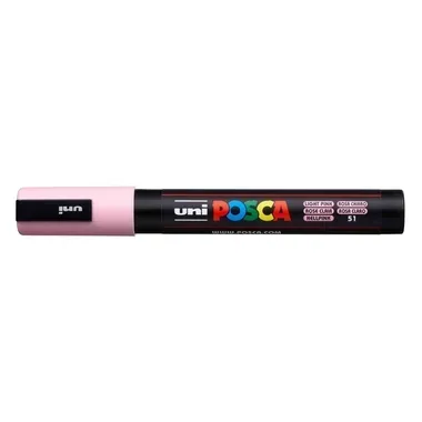 UNI-BALL Posca Marker 1,8-2,5mm PC-5M L.PINK hellrosa, Rundspitze