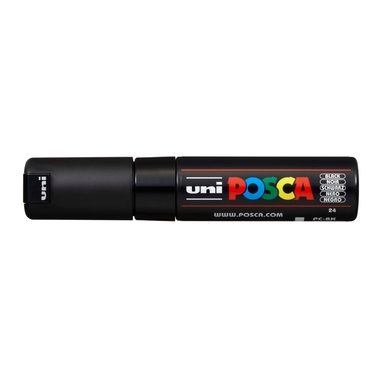 Uni Marker POSCA 8 mm Schwarz, Farbe