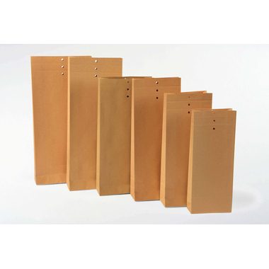 FLEXIPAK Faltenbeutel Kraftpapier 2FHMFB00002 braun, 110x50x275mm 250 Stück