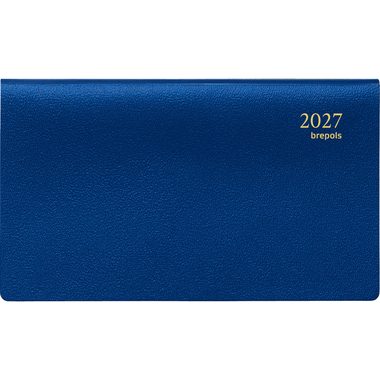 BREPOLS Agenda Omniplan Genova 2026 0.738.2051 1W/2S blau 9x16cm