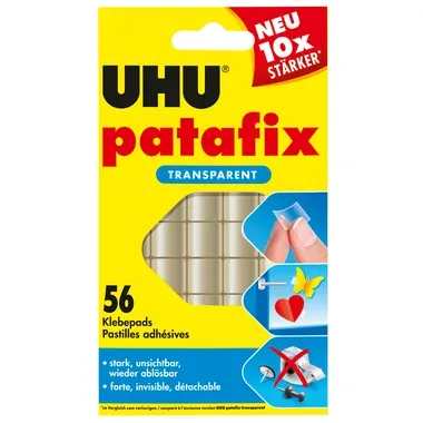 UHU Patafix Klebepads 48815 transparent 56 St&uuml;ck
