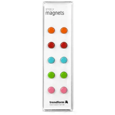TRENDFORM Magnete STEELY COLOR TF20C farbig ass. 10 St&uuml;ck