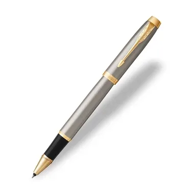 Parker - Rollerball, edles Aluminium, Metallgrau