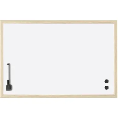 MAGNETOPLAN Whiteboard mit Holzrahmen 121926 Stahl 590x390mm