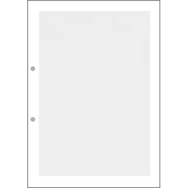 INGOLD-BIWA Heftblätter A4 02.342.0 weiss 90g, unliniert 500 Blatt