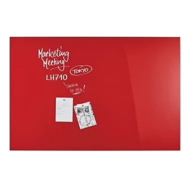 magnetoplan Glas-Magnetboard (B x H) 1500 mm x 1000 mm Rot 13408006