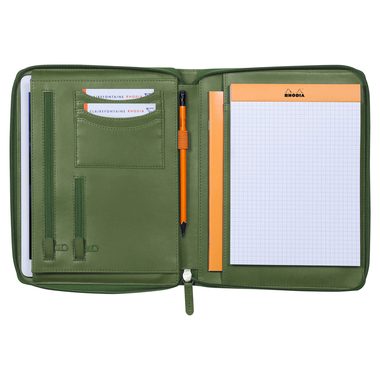 RHODIA Konferenzmappe A5 168102C salbei