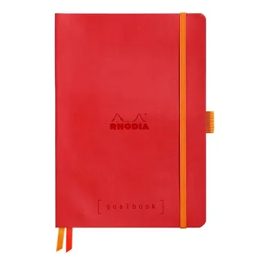 RHODIA Goalbook Notizbuch A5 117582C Softcover mohnrot 240 S.