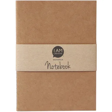 I AM CREATIVE Notizbuch A6 MAA4005.10 natur 60 Seiten